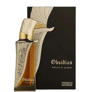 Obsidian Extrait De Perfum By French Avenue 100ml for women and men  Oriental Woody Fragrance with Grapefruit Bergamot and Vanilla Notes