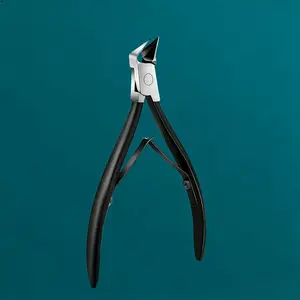 1/2pcs Professional Nail Clipper Set, Stainless Steel, 13mm Blade, 2mm Thickness, Dual Handle, Precision Toe Nail Trimming, Dead Skin Removal