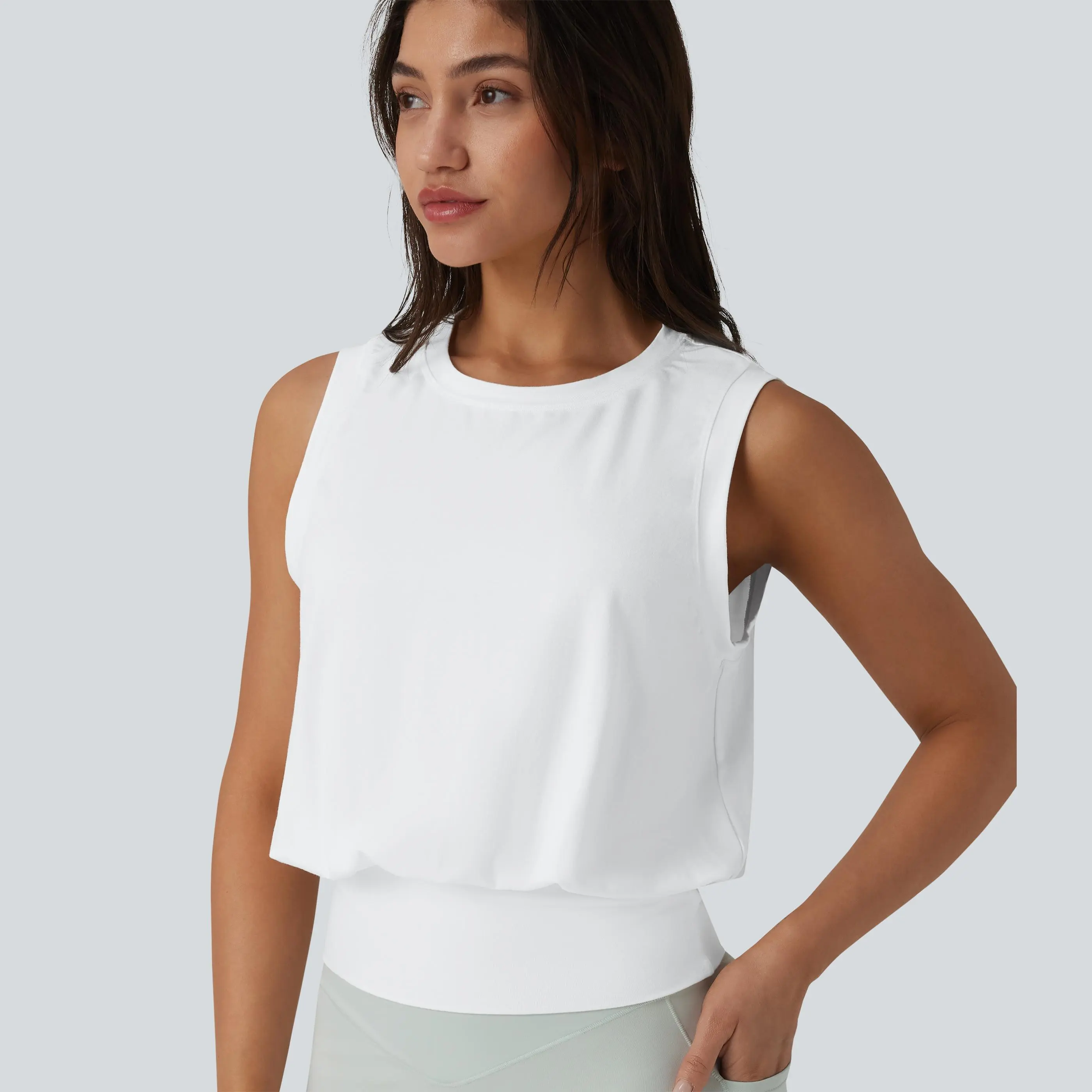 Halara Round Neck Workout Tank Top