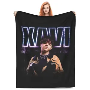 Soft Funny Throw Blanket Xavi Singer Blanket Soft Cozy Fleece Throw Blanket Plush Lightweight Warm Fuzzy Flannel Blankets and Throws for Couch Sofa Bed 40"x30"