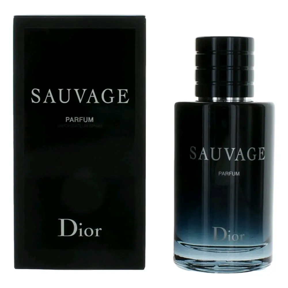 Sauvage Parfum Spray for Men, a Fresh Woody Scent with a Natural Blend Inspired by Wild Openness, 3.4 fl oz, Spray On Skin