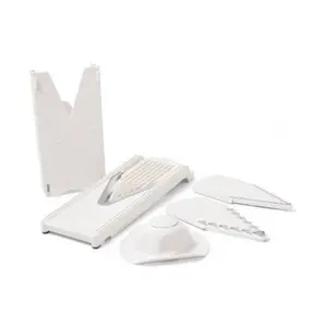 Swissmar V-Slicer by Borner: Mandoline Slicer Set for Fruits & Vegetables, Features Surgical Steel V-Blade, Adjustable Slice Thickness & Safety Holder