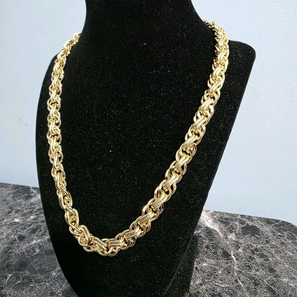 Elegant 14k Gold Plated 50inch Chain - Premium Quality, Durable Design, Perfect for Everyday Wear