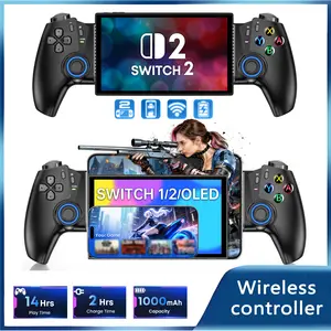 Switch 2 Controllers for Nintendo Switch 1/2/OLED,Handheld Switch Joypad Replacement,Wireless One-Piece Switch Handheld Controller,Mobile iPhone /Android Controller,for Play Xbox Cloud, for Steam Link,for  GeForce Now