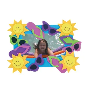 Summer Fun Picture Frame Magnet Craft Kit - Makes 12
