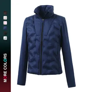 MAELREG Womens Lightweight Insulated Puffer Jacket Fleece Lined Full Zip Jackets for Running Hiking Winter Fall Wear Casual Coats
