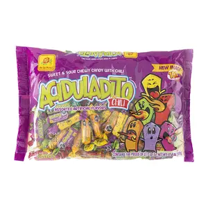 Aciduladito Spicy, Sweet And Sour Chewy Candy With Chili by De La Rosa 100 Pieces