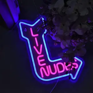 LED Neon Sign, 1 Count USB Powered Dimmable Neon Sign with Dimming Function, Modern Wall Decorative Light for Home, Office, Hotel, Bar, Party, Led Decoration, LED Neon Lights