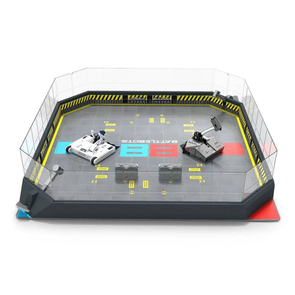 HEX BOTS BattleBots Arena Bite Force & Blacksmith, Remote Control Robot Toys for Kids with Over 20 Pieces, STEM Toys for Boys & Girls Ages 8 & Up, Batteries Included