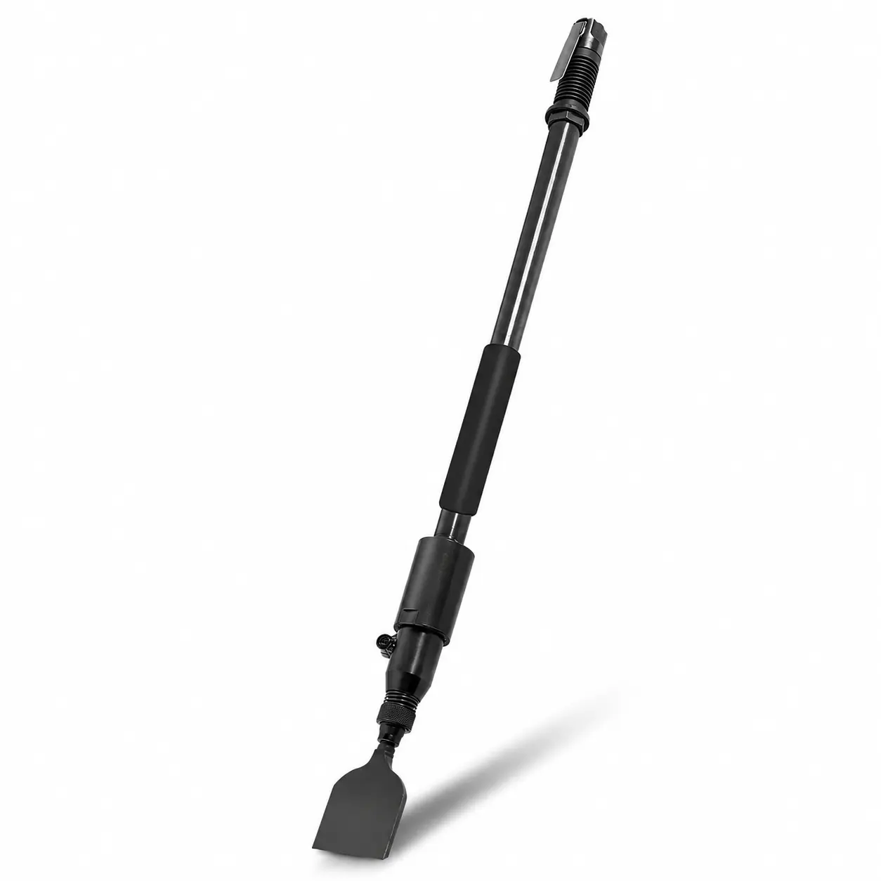 Heavy Duty Pneumatic Long Reach Air Scraper Power Tool - 42 in Length, 2100 BPM, 4 in Blade, 10 CFM 90 PSI, Cushion Grip, Paddle Trigger, Multi-Use Power Scraper Tool Kits for Construction Workers, Gardeners, Efficient Tile Removal in Hard-to-Reach Areas,
