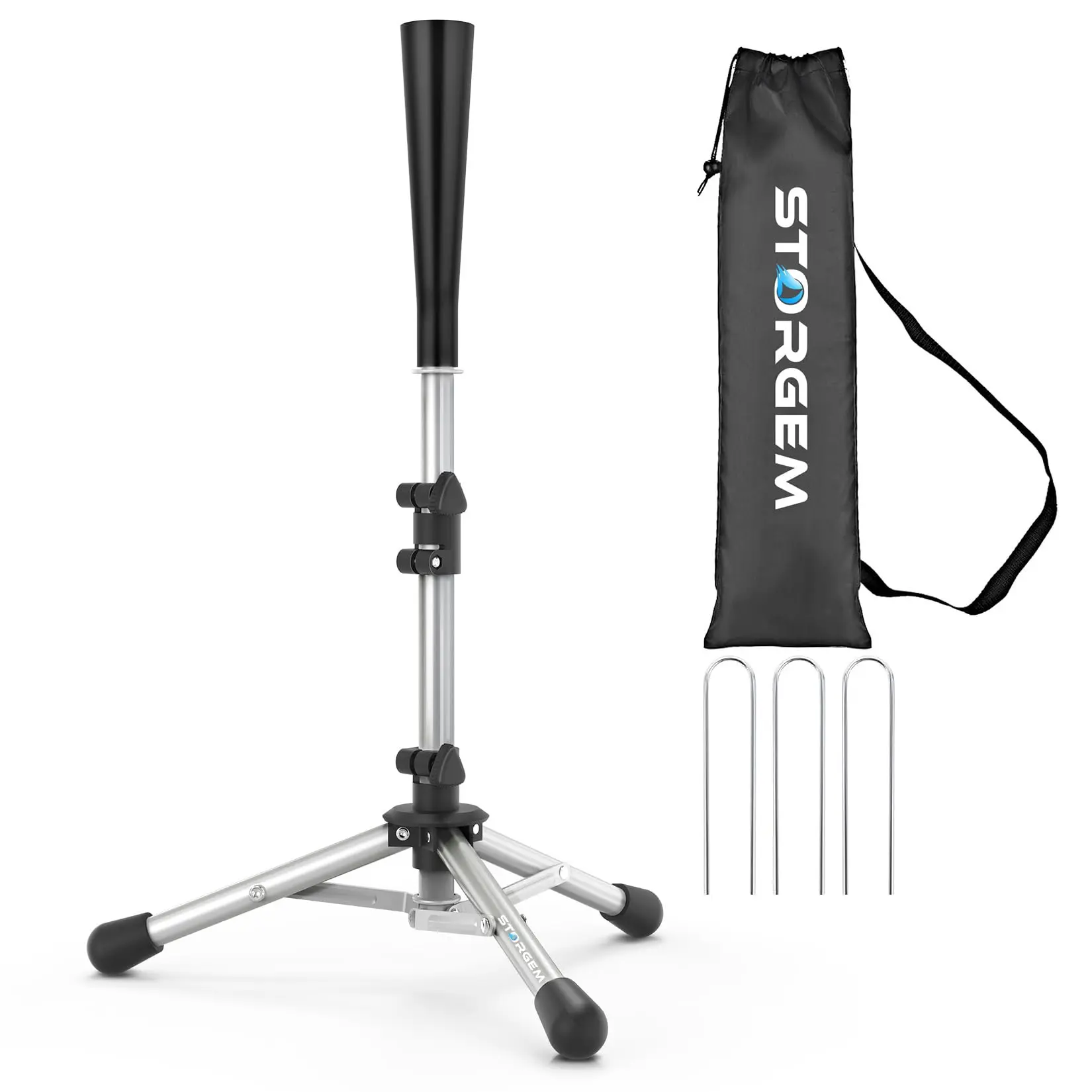 Storgem Baseball Softball Tee, Batting Tee for Kids, T Ball Training Stand