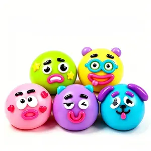 New Smushers Squishy Cutie Toy, Funny Dog Face Swap DIY Squishy, Soft Moldable Anxiety Stress Relief Sensory Toy, Portable Decompression Fidget, Perfect Kids Birthday Party Favors & Goodie Bag Fillers, Cute Kawaii Squishies