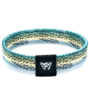 Speckled Trout Skin Wristband Bracelet