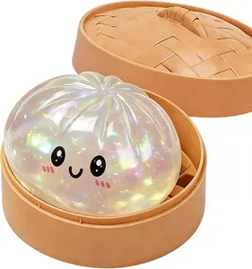 Mothers Day Gift Glitter Dumpling, Glitter Dumpling Squishy Box, Dumplings Squishy, Anxiety Relief Fidget, Soft Squeeze Decompression Dough