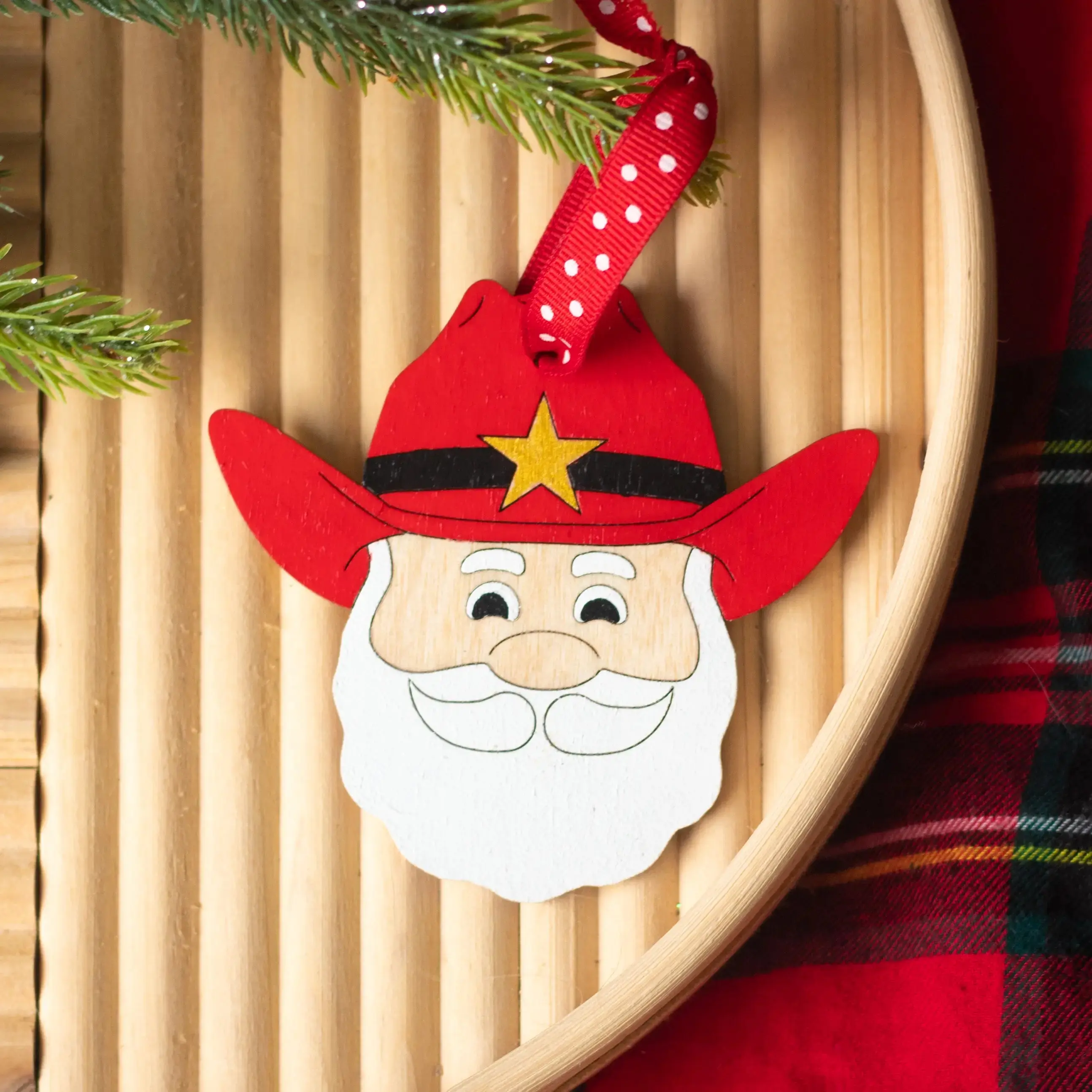 Cowboy Santa Ornament Cowboy Santa Ornament