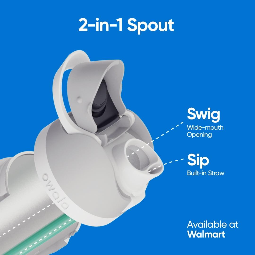 [Hot Deal] Owala Ribbon Toile 32oz Freesip Stainless Steel Water Bottle With 24-hour cold, Daily Use For Work Or School, Gift For Her