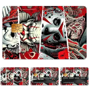 clown ghost theme custom credit card skin Design Decoration Stickers