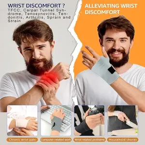 Ultra-Thin Elastic Wrist Support Brace, Professional Protection for Carpal Tunnel Syndrome, Arthritis, Tendonitis, Sprains, Soft Comfortable