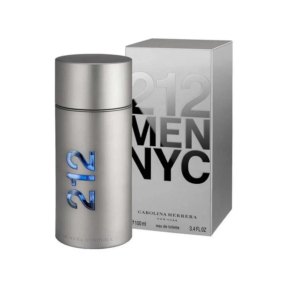 Carolina Herrera 212 For Men Eau De Toilette Spray 100ml Classic Woody Floral Musk Fragrance for Men