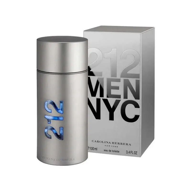 Carolina Herrera 212 For Men Eau De Toilette Spray 100ml Classic Woody Floral Musk Fragrance for Men