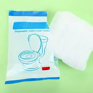 10pcs Portable Disposable Toilet Seat Covers - Waterproof, Fabric - Travel-Friendly Bathroom Protectors, Individually Wrapped - Keeps You Safe from and Bathroom Seat Protection|Sanitary Bathroom Solution|Waterproof Cover|Bathroom Accessory