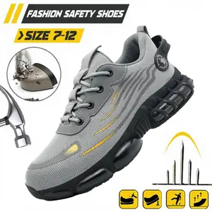 Non-Metallic Safety Sneakers - Composite Toe Anti-Slip Breathable Non-Metallic Safety Sneakers - Composite Toe Anti-Slip Breathable
