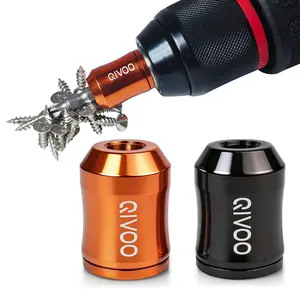 【FathersDayGift】QIVOO Screwdriver Head Magnetic Ring, Screw Ring Set Removable Household Tool for Drills| Universal Bit Holder for Hex Screwdrivers & Power Bits | Alloy Screw Holder for DIY Repair
