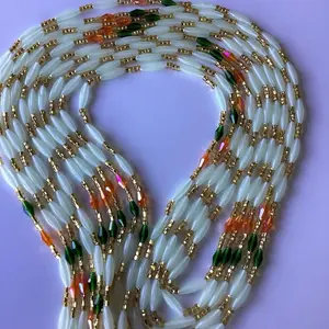 Golden  Glow (tie on waist beads)