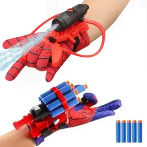 2 Set Spider Silk Wrist Launcher - Web Shooter for Cosplay, Roleplay & Outdoor Fun - Adjustable Strap, Durable Design, Safe for Kids& Adults