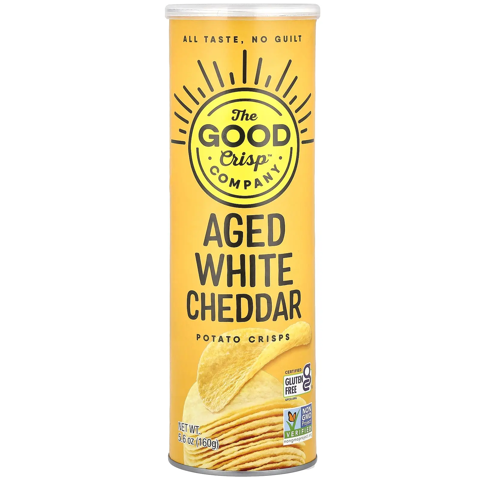 The Good Crisp Company Potato Crisps, Aged White Cheddar, 5.6 oz (160 g)