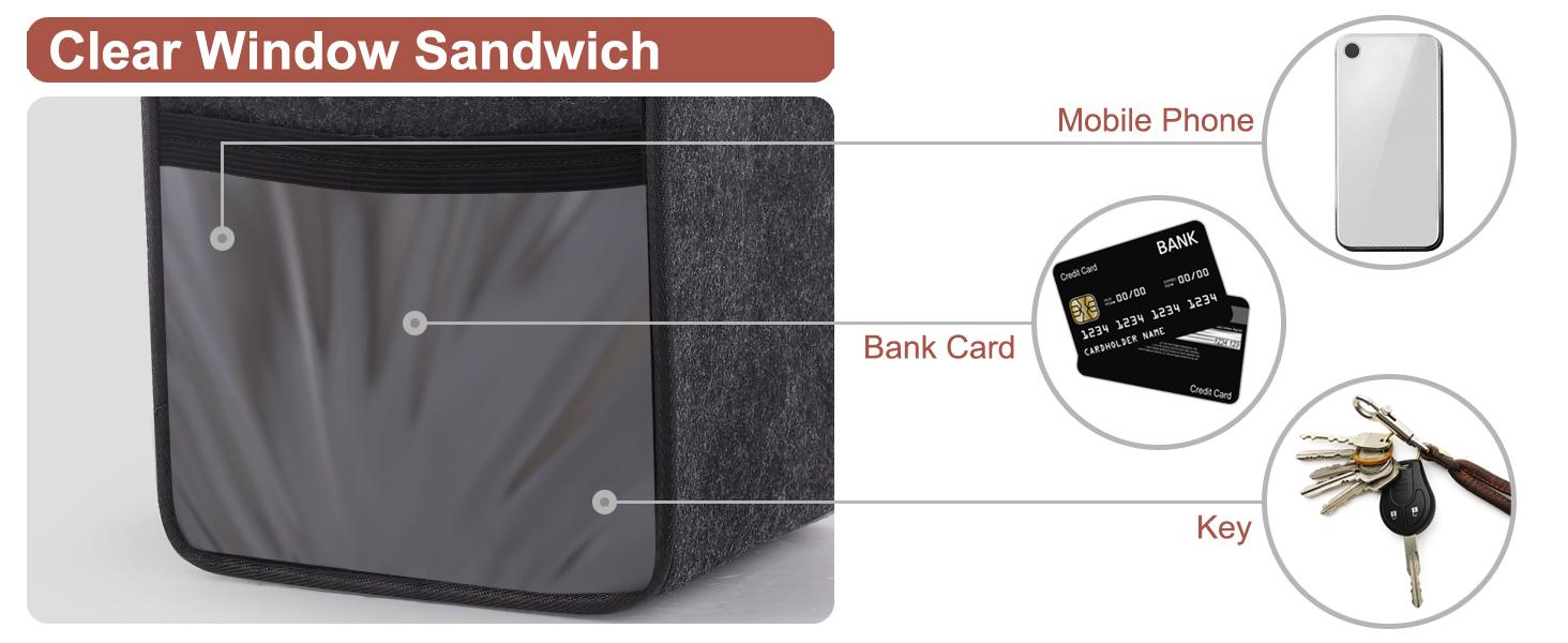 4 Cup Drink Carrier with Handle, Reusable Insulated Drink Caddy Drink Holder for Car, Folding Portable Coffee Cup Holder Bag for Travel and Delivery