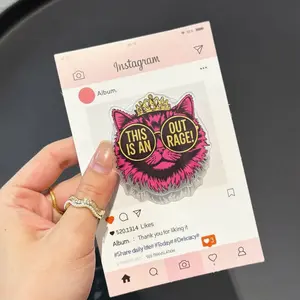 Princess Donut God Dammit Carl Phone Grip, Funny Dungeon Crawler Carl Magsafe Holder for Kindle, Aesthetic AI Voice Inspired eReader Kickstand, Sarcastic Gamer Gift