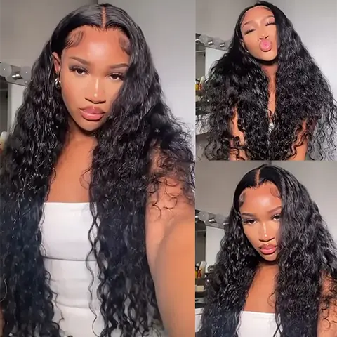 [Live Only] Wiggins Hair Glueless Loose Deep Wave Wig Side Part & Middle Part 6*8 Lace Closure Wigs Human Hair With Adjustable Drawstring Ready To Go And 7*4 Wig Pre Plucked 13x4 Lace Front Wigs #weeklydeals #FallDealsForYou