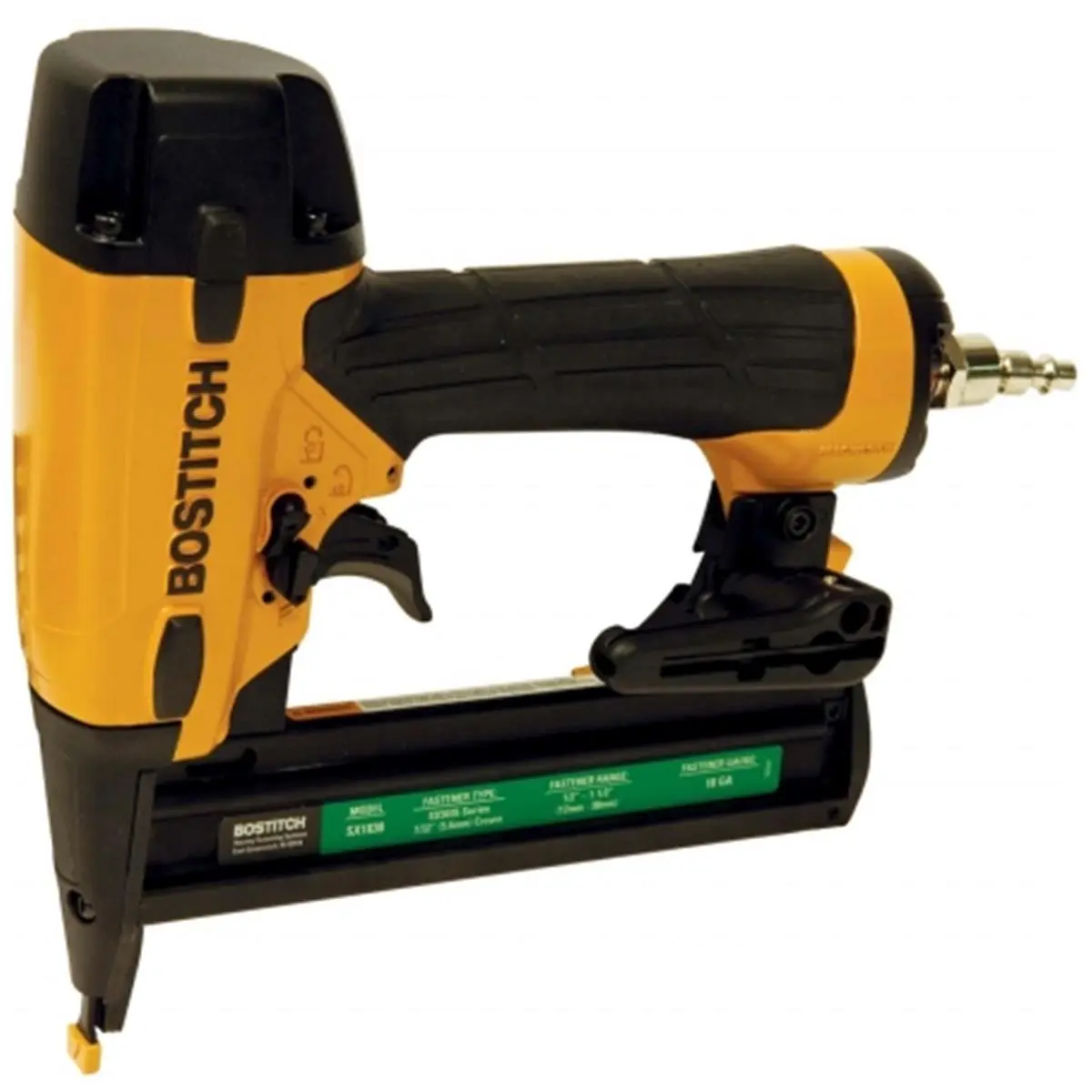 Stanley Bostitch Oil-Free Finish Stapler with Magnesium Construction, Dial Control, 1-1.50in Staple Capacity, and Pencil Sharpener Feature