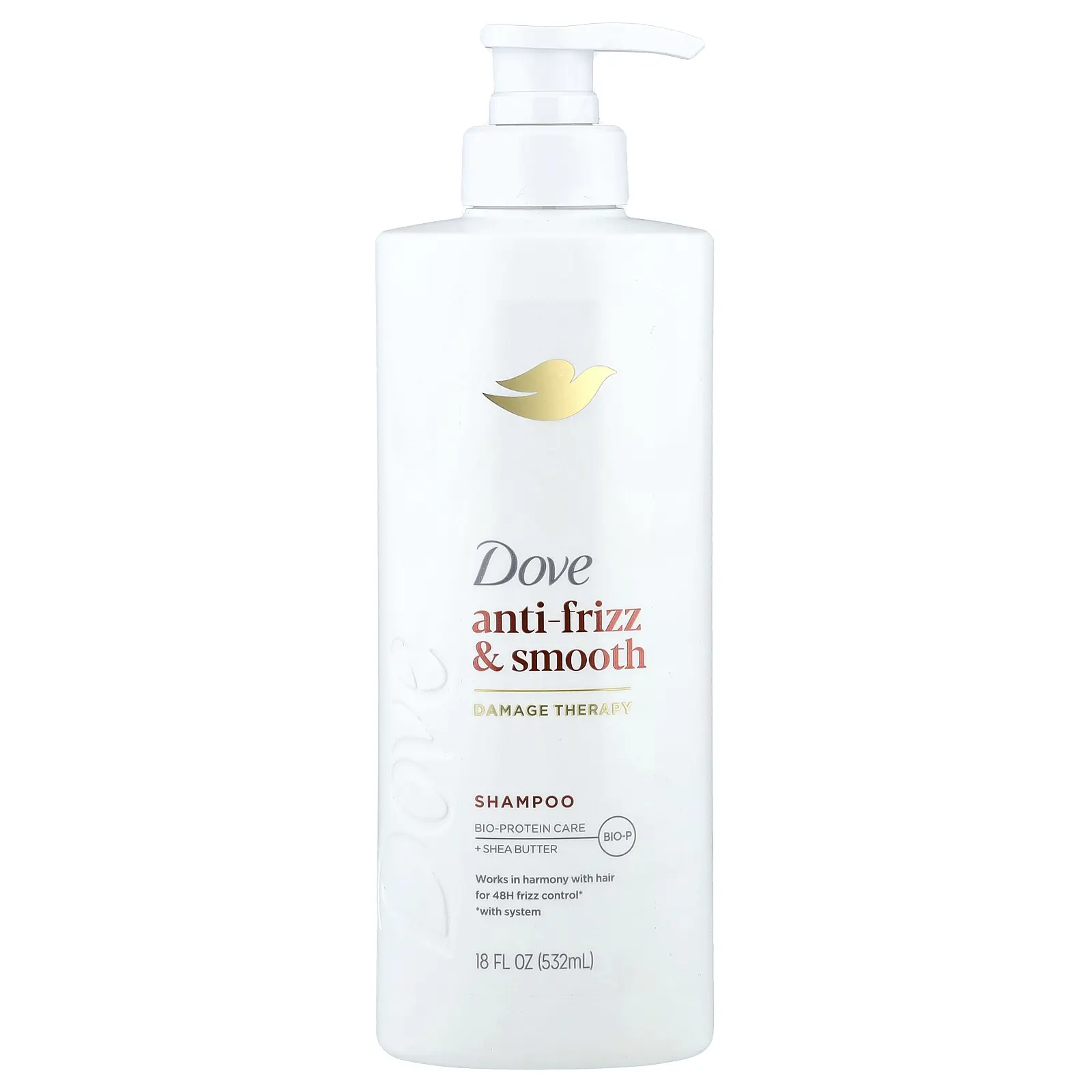 Dove Anti-Frizz & Smooth, Shampoo, 18 fl oz (532 ml)