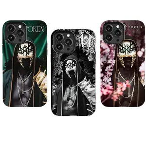 Sleep Token Phone Case, Dark Mask, Suitable for iPhone 17-11 Pro Max/Plus and Samsung Galaxy S23-25