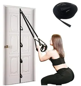 Door Anchor Strap with Resistance Bands, Portable Gym Attachment for Home Fitness, Multi Point Anchor Exercise Equipment, Door Anchor Resistance Bands Set for Home Workouts