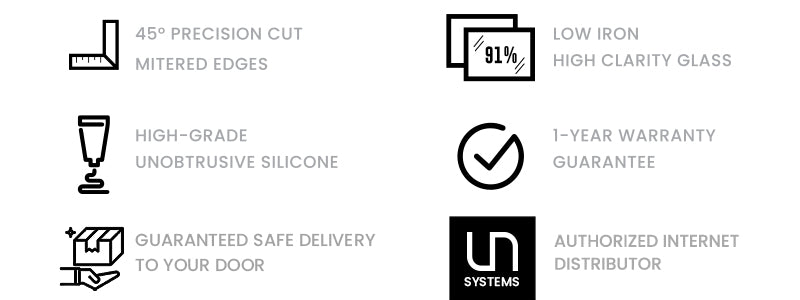 UNS 45S - 5.9 Gallon Ultra Clear Rimless Aquarium