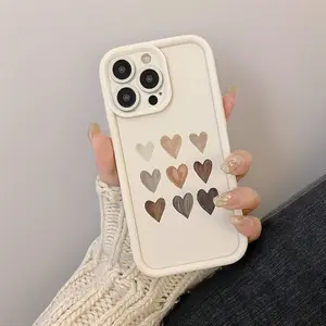 Anxiety Durable Creative Heart Pattern iPhone Case| Stylish Full Protection| Fits iPhone 16 Pro Max 17 Air 14 15 Plus 11 12 13 Pro Max Case, Accessories, Smartphone