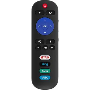 New Replacement Universal Remote Control Applicable for TCL Roku TV, fit for Hisense Roku/Onn Roku/Insignia Roku and Sharp/Element/Westinghouse/Philips/JVC/RCA/Hitachi/Sanyo/LG Roku TV
