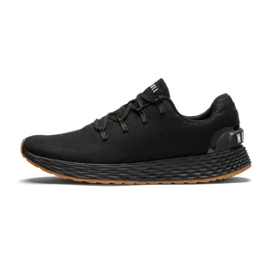 NOBULL Men's Allday Ripstop Shoe in Black Gum - Athletic Everyday Sneaker, Comfortable Walking Shoe, Versatile Trainer