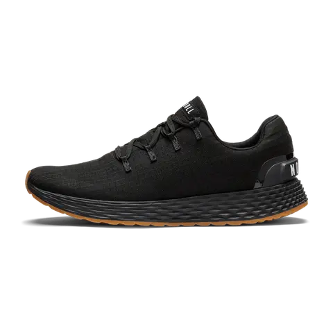 NOBULL Women's Allday 365 (Ripstop) Shoe in Black Gum - Athletic Everyday Sneaker, Comfortable Walking Shoe, Versatile Trainer