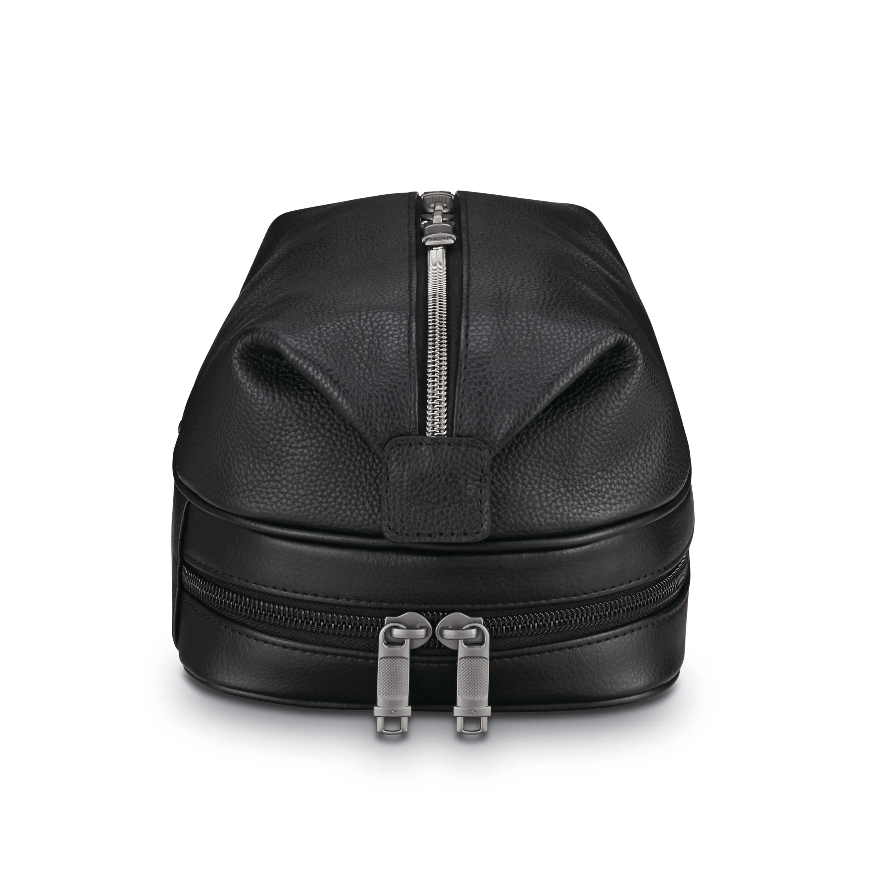 Samsonite Classic Leather Softside Zip Bottom Travel Kit - Bags