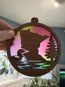 Minnesota Suncatcher for Sunny Window