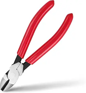 6" High Leverage Diagonal  Pliers, Wire Cutters with Comfortable Grip, Side Cutters for  Wires