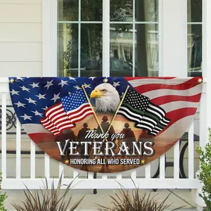 America 250 4 of July American Flag Patriotic Eagle American Non-Pleated Fan Flag, 1 Pack Suitable for Outdoor and Indoor, Memorial Day, Veterans Day, Indepence Day