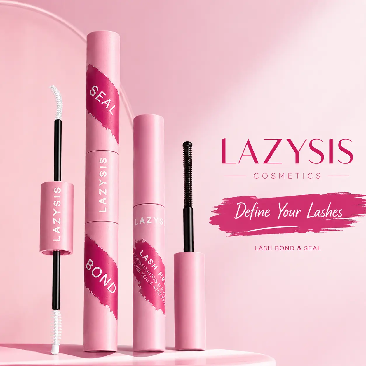 LazySis Lashes Cluster Bond & Seal & Remover, Waterproof Triple Action Eyelash Glue Set for DIY Lash Extensions, Strong Hold Easy Apply Lash Bond and Gentle Remover, Long Lasting Lash Adhesive for Cluster Lashes outdoorfun Hypoallergenic Crystal lash glue