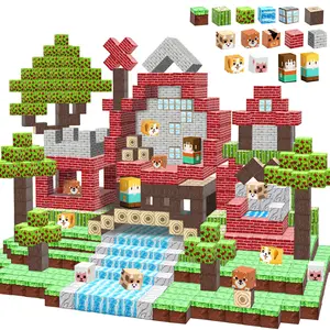 Forest Treasure Hunt Themed DIY Puzzle Toy, Building Block Puzzle -, Magnetic Cubes Toys, Creative Magnetic Blocks, Children's Cognitive Learning Toys, Spark Limitless Creativity, Perfect Gift for Birthday & Christmas Celebrations