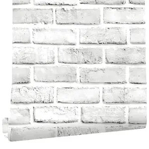Detachable Self-Adhesive Brick Pattern Wallpaper, Brick Board Design, Peel And Stick Wallpaper Designs, Easy Installation & Removal, Home Decoration