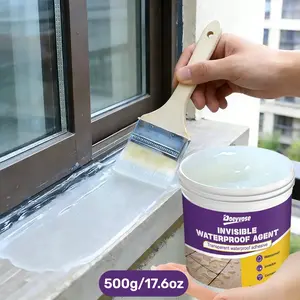 Invisible Seal Waterproof Adhesive Hydrophobic Sealant Quick-Drying Multi-Functional Leak Sealant, Universal for Home and RV Roofs, Long-Lasting Anti-Permeation Coating, High Temperature Resistant, Waterproof Sealant Mastic